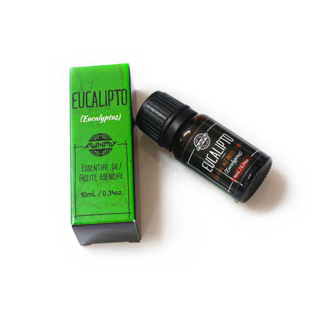 Aceite Esencial de Eucalipto | Apoyo Respiratorio y Aromaterapia | 10 ml (1/3 fl oz) | 100% Puro de Perú