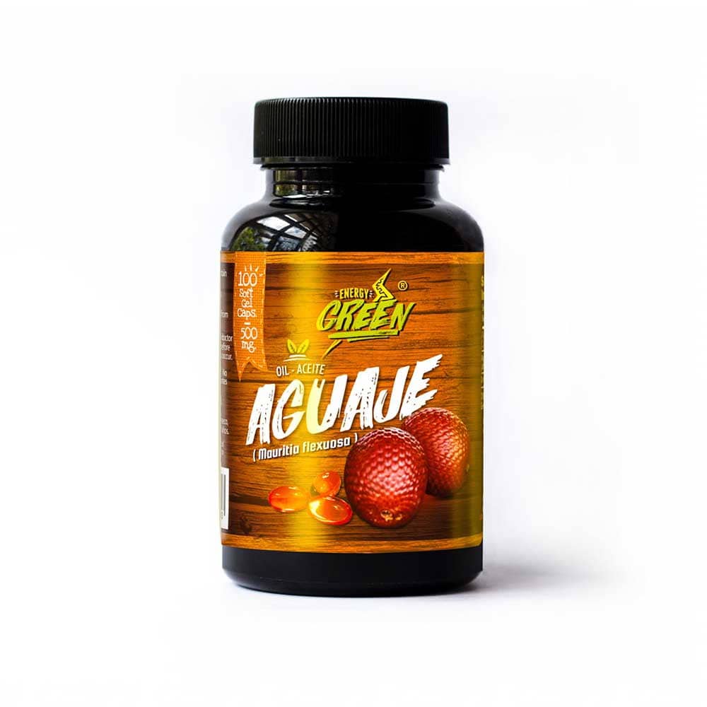 Capsulas De Aceite De Aguaje Softgel (Aguaje Oil Softgel Capsules) 100*500 Mg