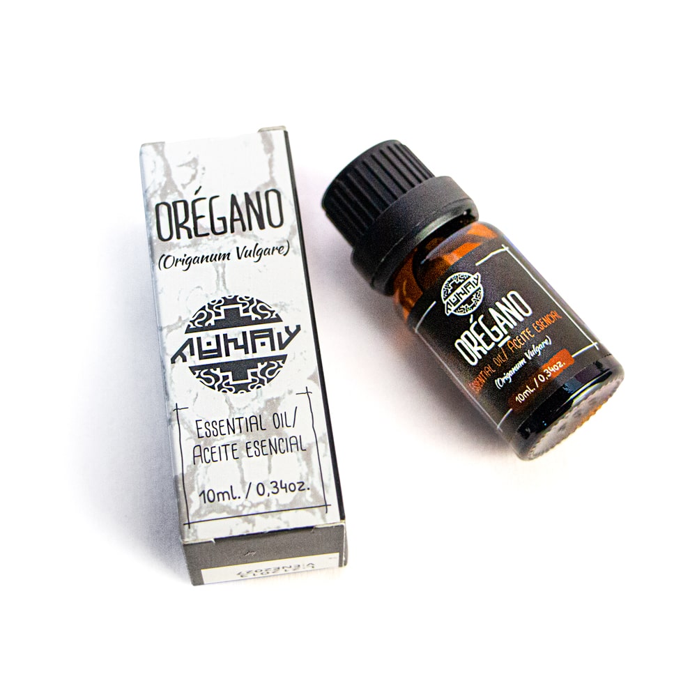 Aceite Esencial de Orégano | Aromático Purificante e Inmunológico | 10 ml (1/3 fl oz) | 100% Puro Grado Terapéutico Perú