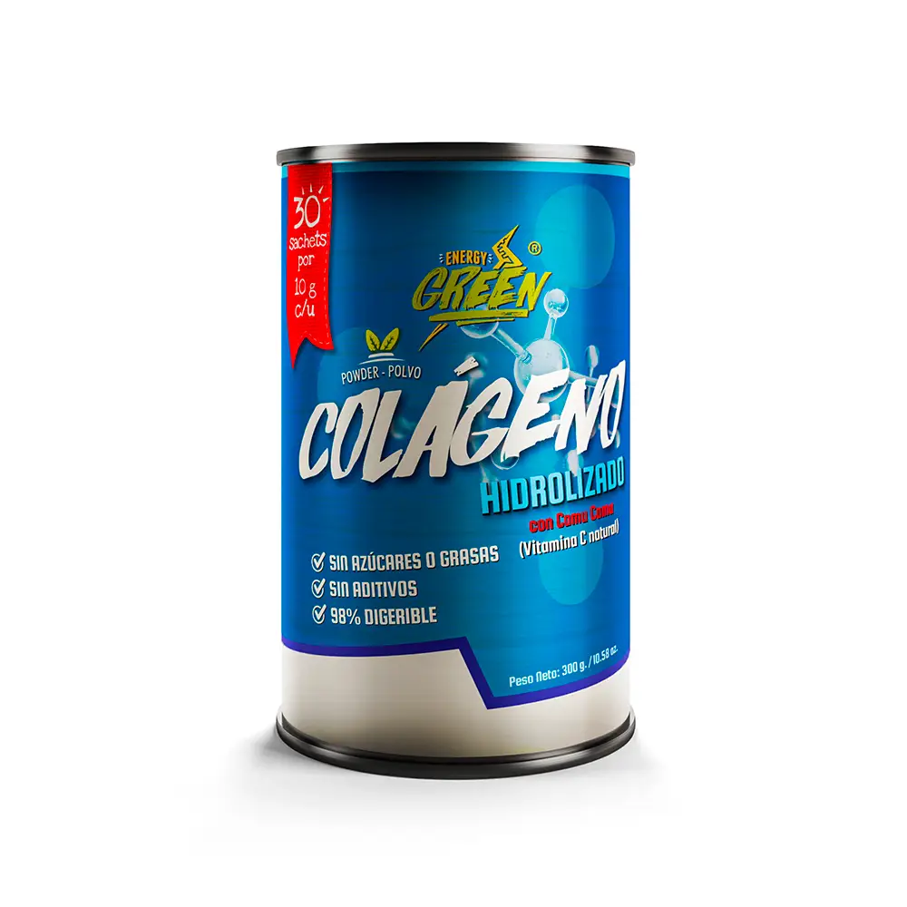 Polvo de Colágeno Hidrolizado + Camu Camu | Apoyo de Piel, Cabello y Articulaciones | 300 g (10 oz) | Boost de Vitamina C