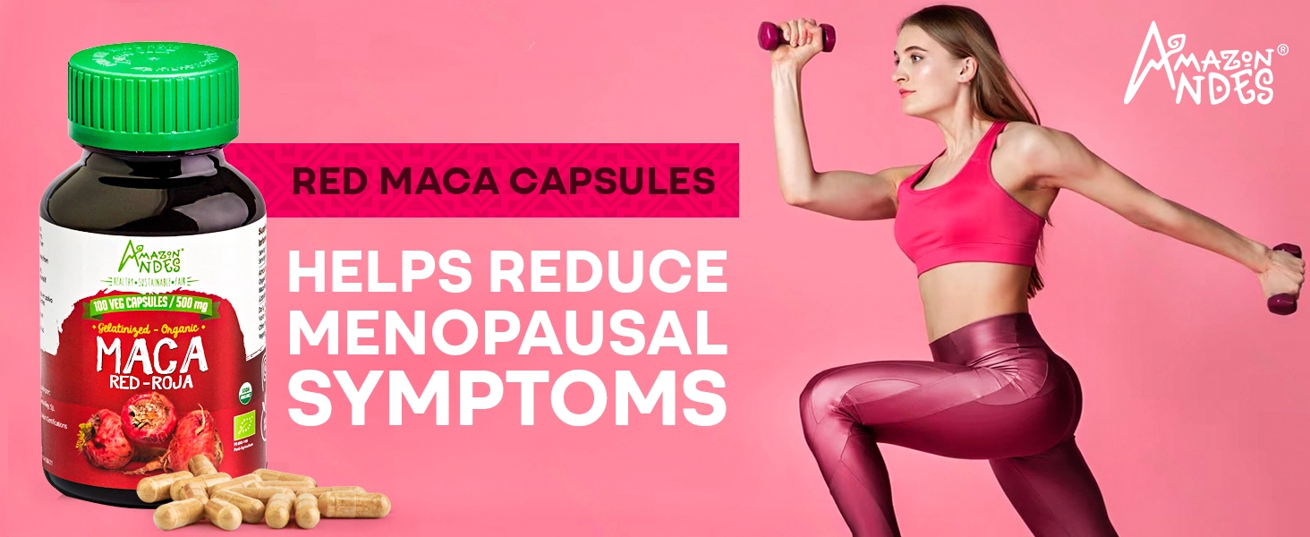 Amazon Andes Red Maca Capsules - daily vitality & balance support